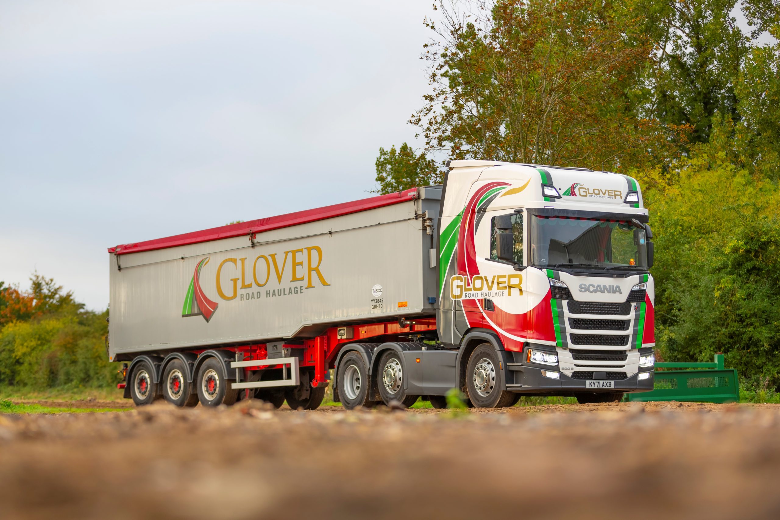 Glover lorry photoshot