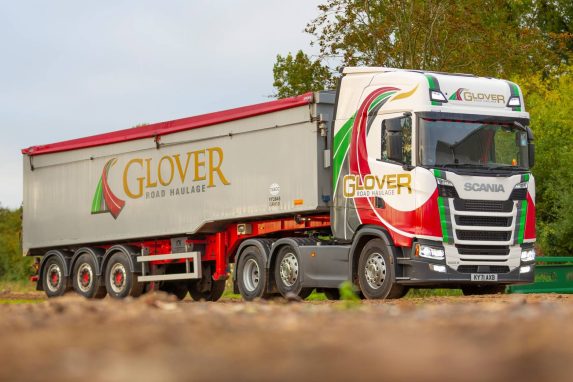 Glover lorry parked